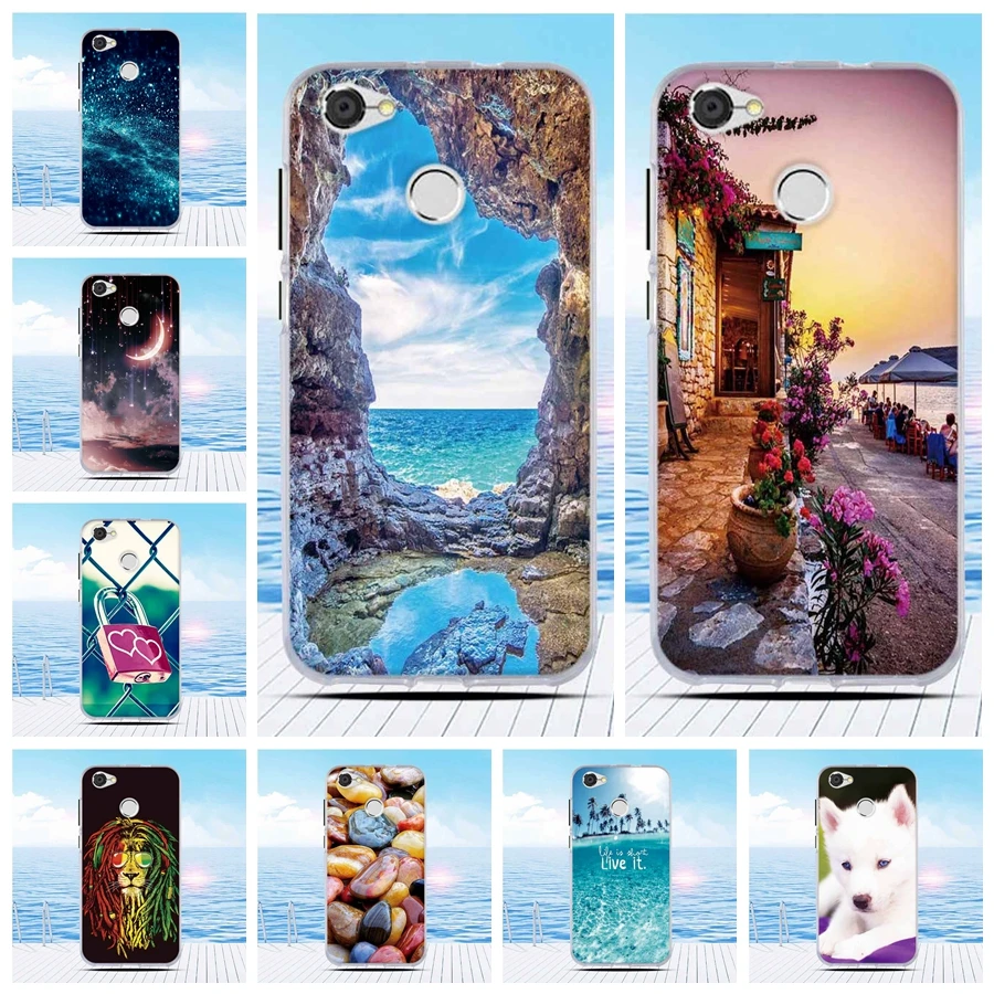 

Soft TPU Ultra Thin Case For ZTE Blade A6 Lite Case Cover Romantic Multi-Color For ZTE A6 Lite 5.2 inch Flexible Cover Case