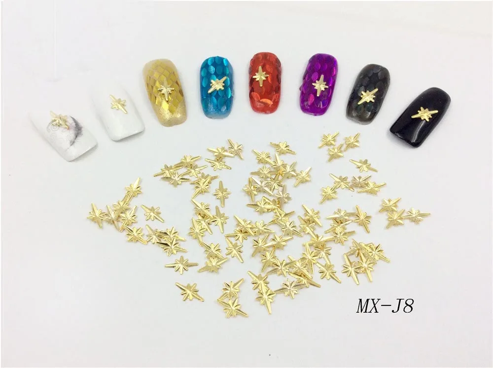 1000 шт луна звезды Nail Art заклепки Multi психического наклейки Советы из серии «сделай сам» маникюрные украшения УФ гель 3D ногтей декорации