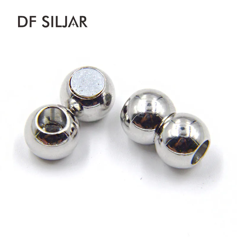 Huiguli Chiusure per Braccialetti, Argento Sterling 925 Fermagli Magnetici per Collane, Estensione del Braccialetto, Doppia Chiusure Magnetiche per Collana, Orecchini, Creazione di Gioielli, Oro