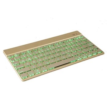 

High quality Wireless Bluetooth Keyboard Ultra Slim Aluminium, With LED Backlight Keyboard suit Android Windows IOS Devices F3S
