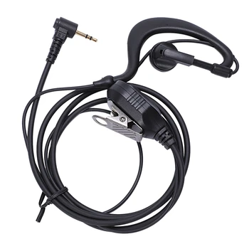 

2Pcs 1 Pin G Shape Clip-Ear Headset Earpiece Mic For Motorola Talkabout Md200Tpr Mh230R Mr350R Ms350R Mj270R