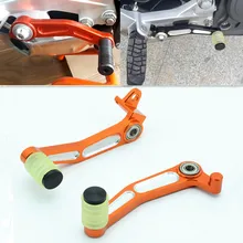 New Motorcycle CNC Aluminium Brake Clutch Gear Pedal Lever Brake Shift Lever Foot Rests Accessories For KTM DUKE 200 390 CF400
