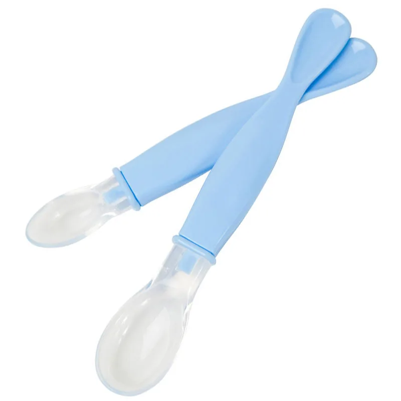 Soft Spoons Baby Feeding Utensils Baby Feeding Spoons Infant Kids Eating Meal Spoon Tableware