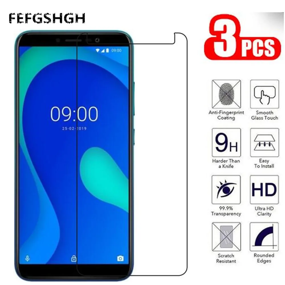 Закаленное стекло 2.5D 9H для Wiko Y80 Защитное экрана зеркальное | Мобильные телефоны и
