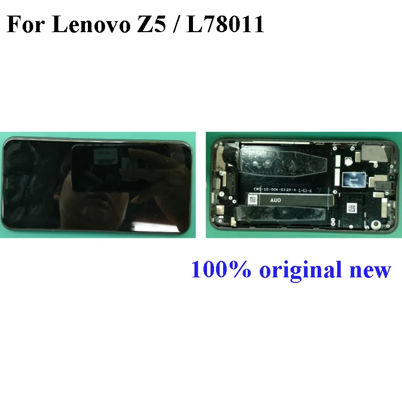 

For Lenovo Z5 Display LCD Touchscreen Touch Glass For Lenovo L78011 LCD Sceen touch Panel Assembly With Frame For Lenovo Z 5