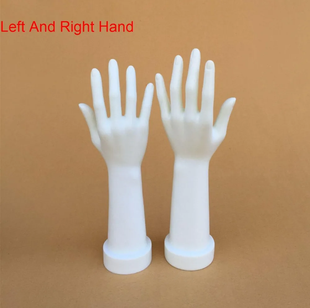 

High quality Left And Right Unbreakable Realistic White Female Mannequin hands,Jewelry & Ring & Gloves Manikin Hand Display