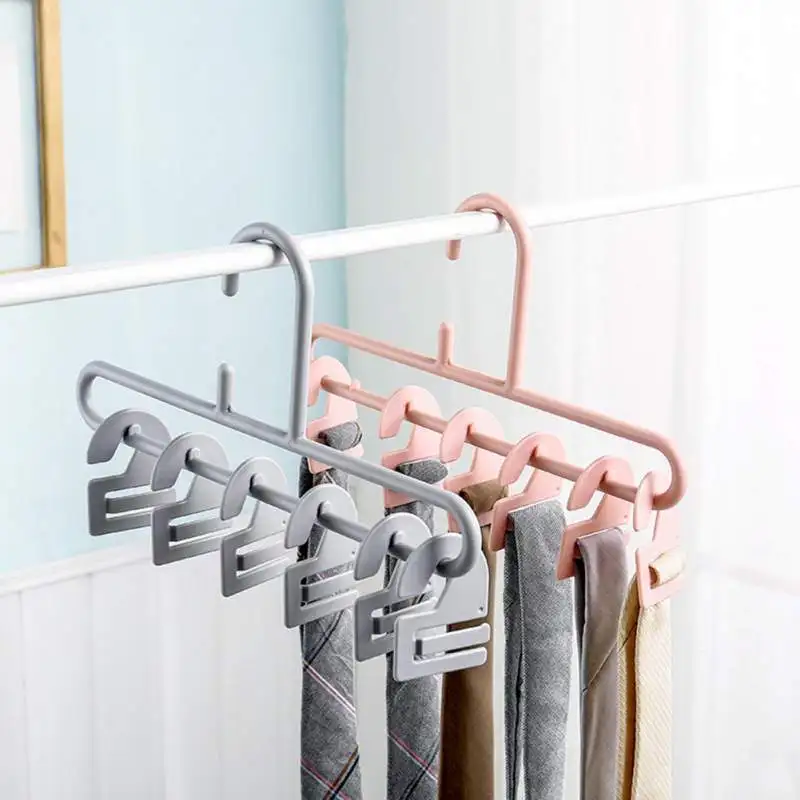 

Removable Multifunction Storage Rack Tie Belt Scarf Hanger Holder Closet Hook Organizer Home Wardrobe Finishing Rack