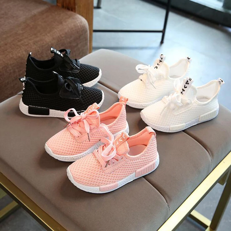 Yorkzaler Spring Autumn Kids Shoes 2017 Fashion Mesh Casual Children Sneakers For Boy Girl Toddler Baby Breathable Sport Shoe