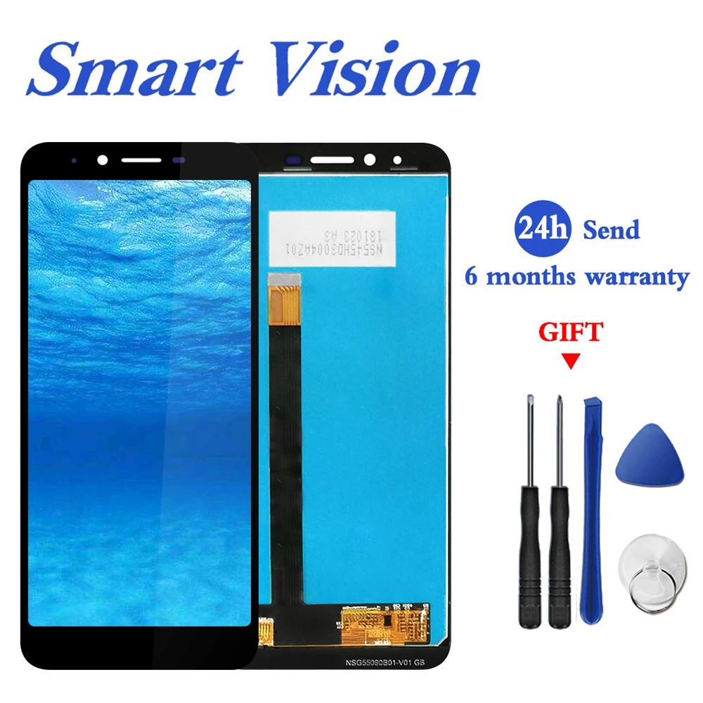 

For Homtom S99 LCD Display and Touch Screen 5.5 inch Mobile Phone Accessories For Homtom S99 With Tools And Adhesive