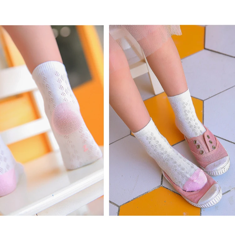 5 пар/партия, детские короткие носки, цветные хлопковые носки для детей 1-10 лет, однотонные милые детские носки для мальчиков и девочек, детская одежда