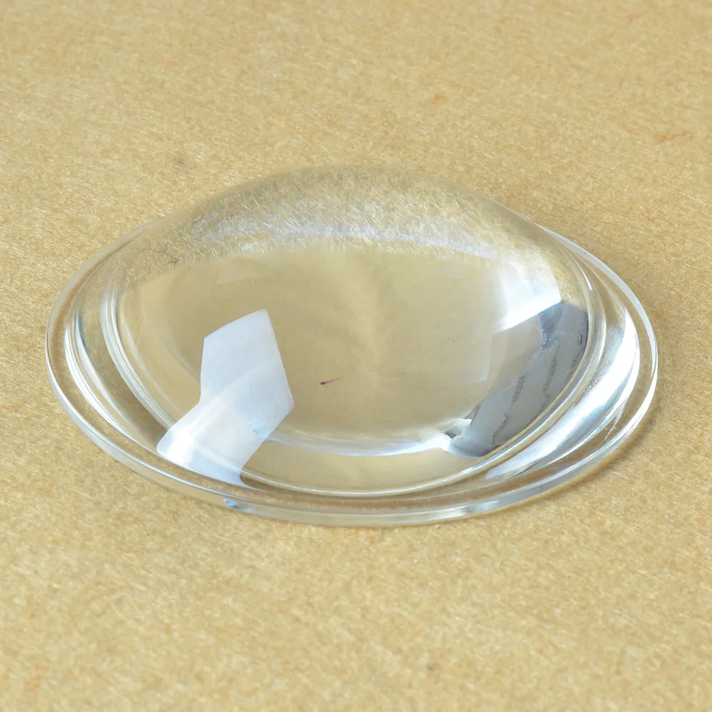 Asférica de Vidro Lente de Foco Refletor para Auto Lâmpada de Luz Diâmetro Óptico Lente Convexa Plano Comprimento 75mm Projetor 88mm Led