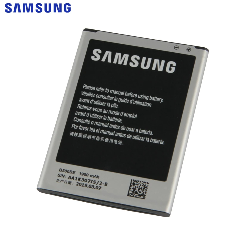 Samsung сменный аккумулятор B500BE B500AE для samsung GALAXY S4 Mini NFC Project J Mini i9190 i9192 i9198 i9195 1900 мАч