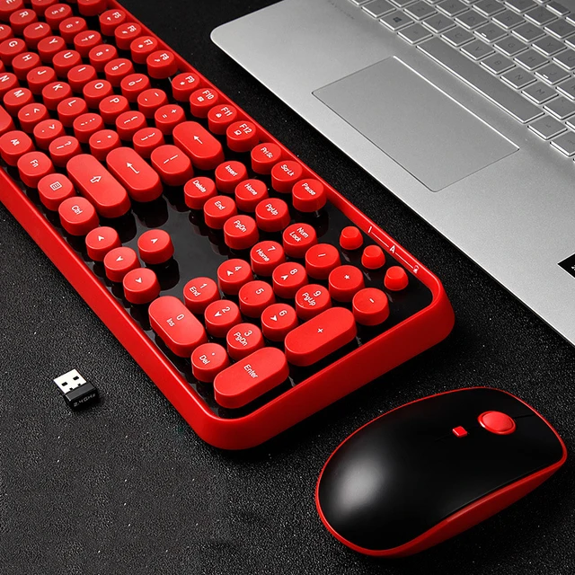 Gaming Backlit Mechanical Retro Punk Style Circle Round Key Cap