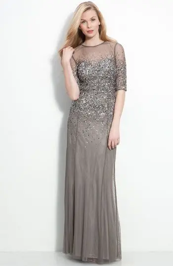 Free Shipping 2015 Vintage Long Mother Of The Bride Dresses High 