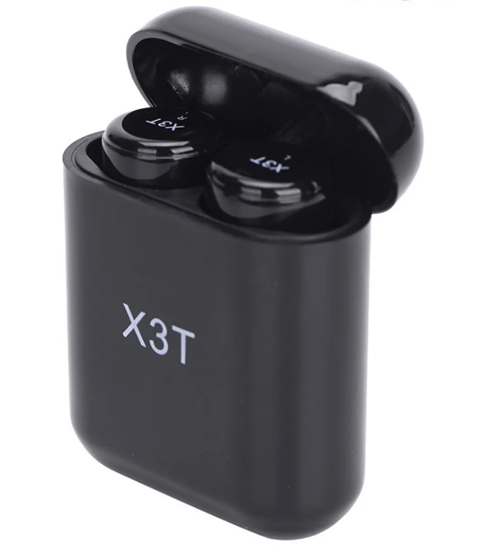 X3T двойная сенсорная Беспроводная bluetooth гарнитура TWS бинауральная