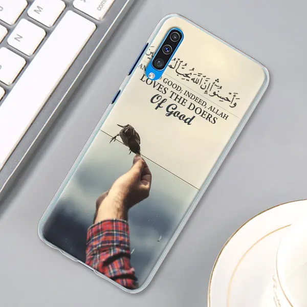 Muslim Islam Bismillah Allah Case Cover for Samsung Galaxy A30 A40 A50 A70 A6 A8 Plus A7 A9 M30 Phone Case Coque - Цвет: 15