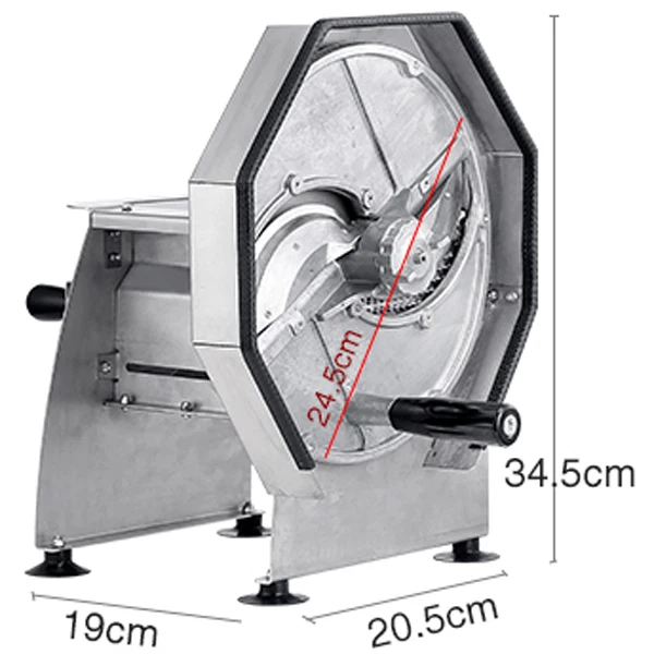 Коммерческий большой высокоскоростной Ручной Кухонный комбайн для дегидраторов из нержавеющей стали, Ломтерезка, шинковочная машина, дыня, фрукты