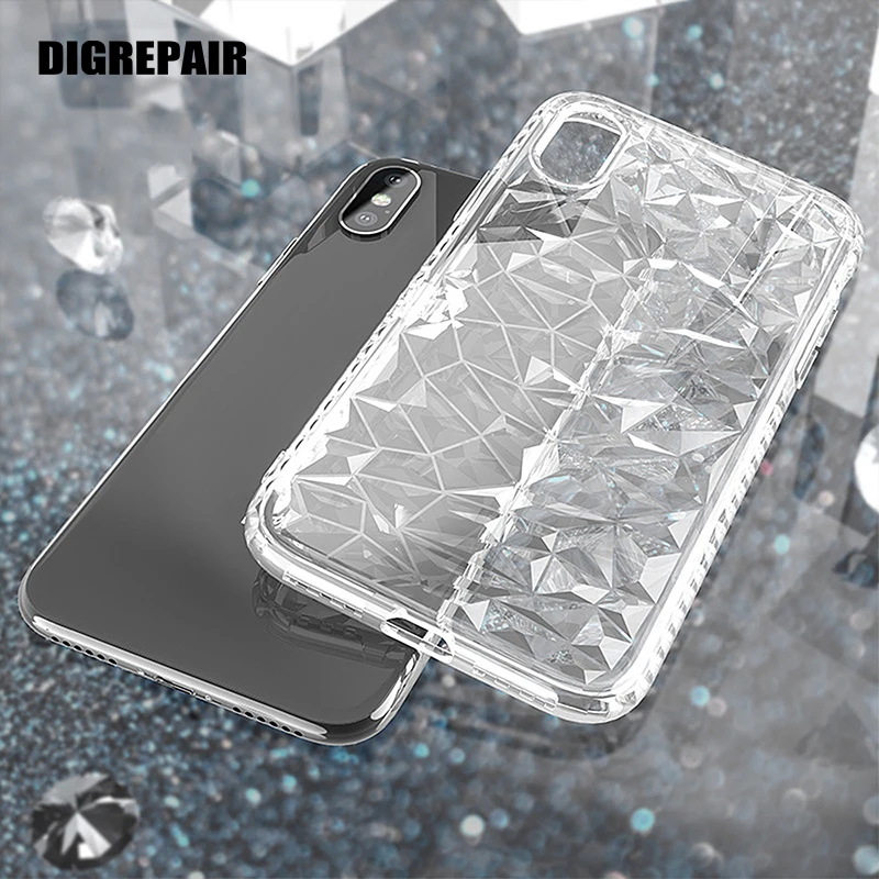 3D Алмазный чехол с узором для iPhone 7 8 6s 6 Plus сексуальные мягкие чехлы из ТПУ X XS MAX XR