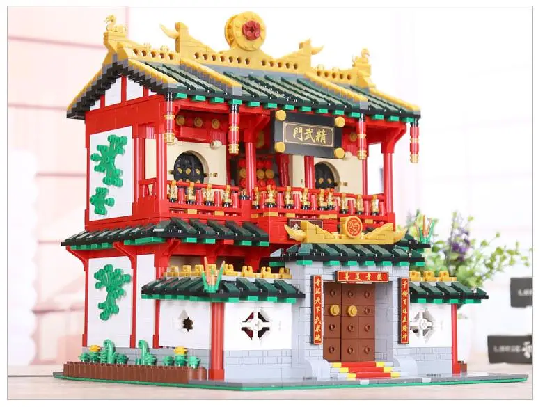 XingBao 01004 2882 шт. Оригинальные творческие строительные серии набор китайских единоборств модель строительные блоки Детские кирпичики игрушки подарок
