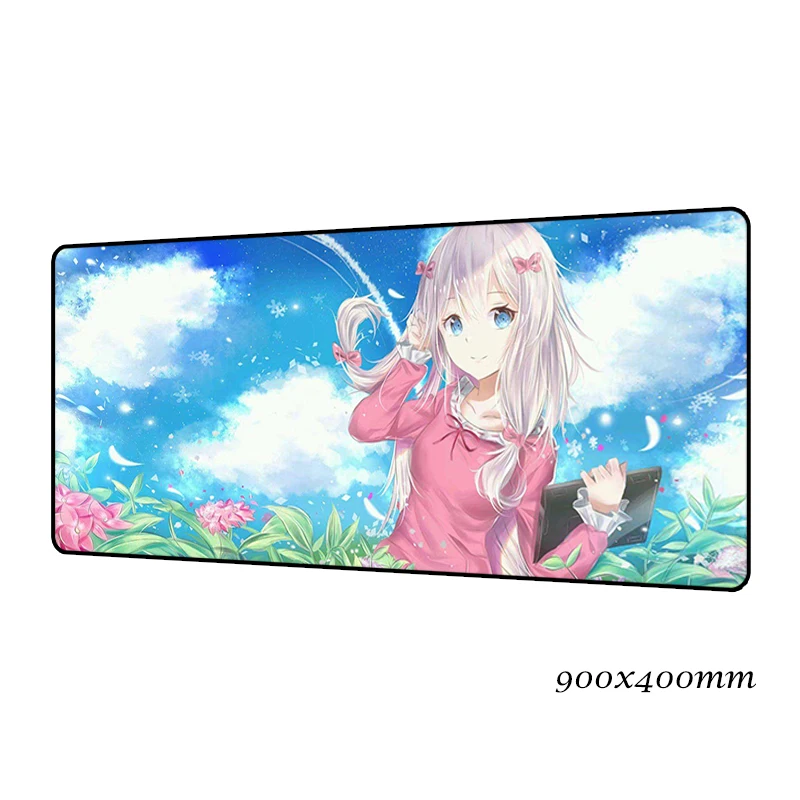 EroManga Sensei коврик для мыши locrkand 900x400x2 мм коврик для мыши игровой коврик для мыши геймер аниме высококачественный коврик для мыши s Клавиатура ПК коврик