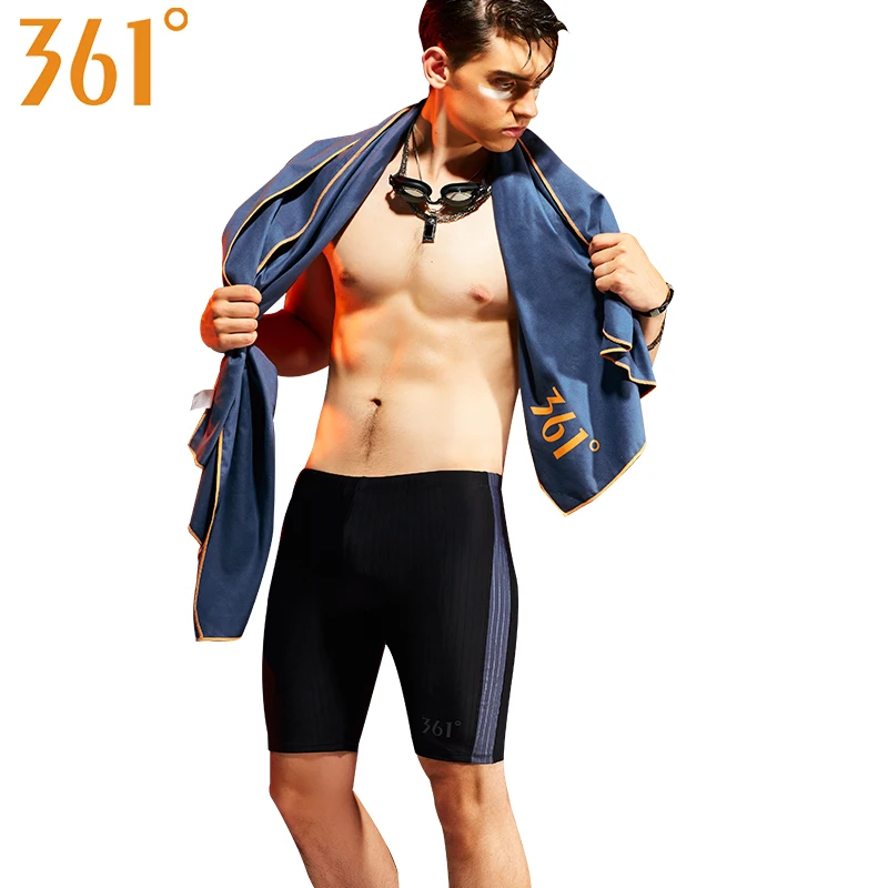 361 Men Swimsuit Plus Size Tight Swimming Trunks Quick Dry Pool Swim Shorts Training Swimwear for Men Boys Swim Pants Jammer