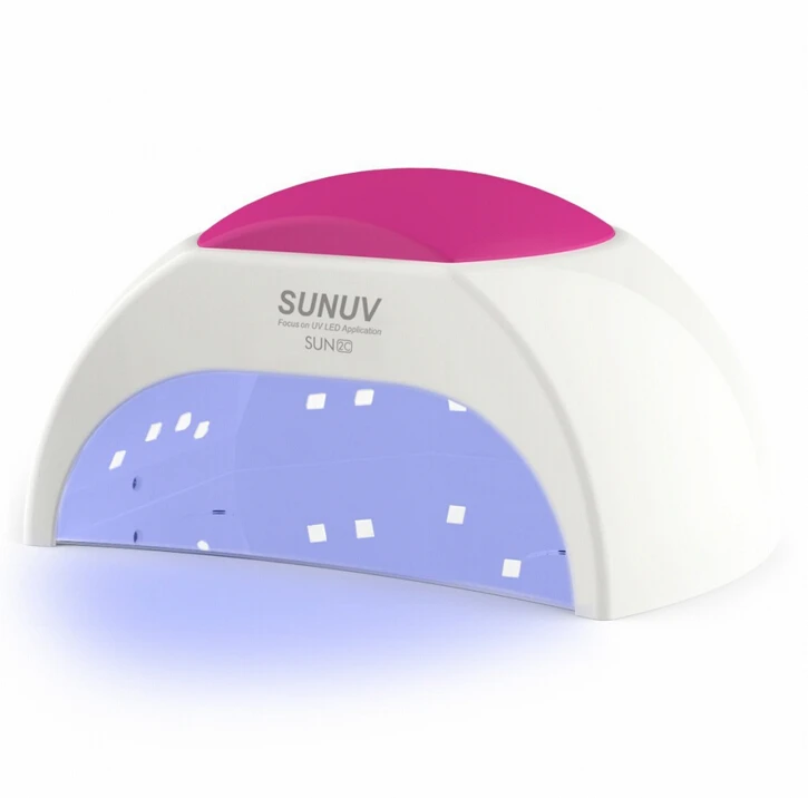 

SUN2 48W Professional UV Lamp Nail Dryer for UV LED Gel Machine Infrared Sensor with Unique Low Heat Mode Silicon Cap Nail Dryer