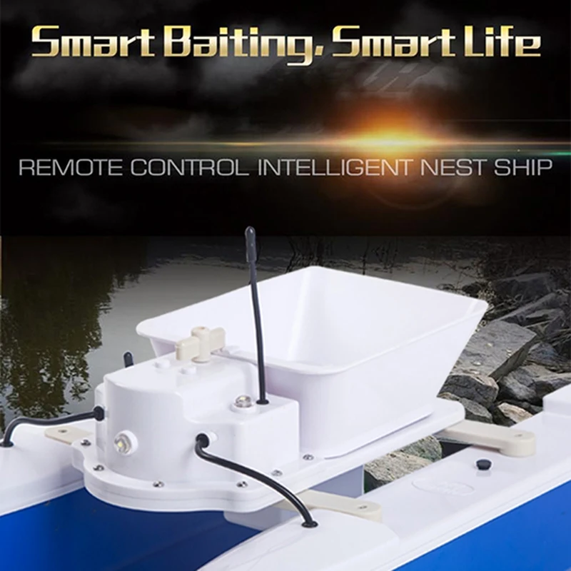 

Dual Folding Body Fast Rc Bait Ship Boat 500M Wireless Control 1.5Kg Load-Bearing For Fishing Bait Boat