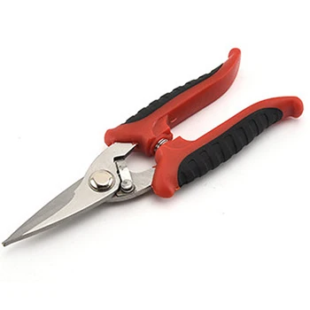 

Multifunction Non-slip Metal Scissors Cable Stripping Shears Stainless Steel Electrician Tool,Cutting Crimping Tool 17.8x5.7cm
