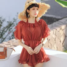 Женский купальник пуш-ап, танкини, купальник, винтажный купальный костюм, женские костюмы, для ванной, для женщин, новинка, три предмета, корейский