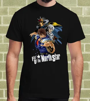 

Top Quality Cotton Casual Men KEN IL GUERRIERO HOKUTO NO KEN CARTOON T-SHIRT per Uomo e Bambino Classic Tops Tee Shirts