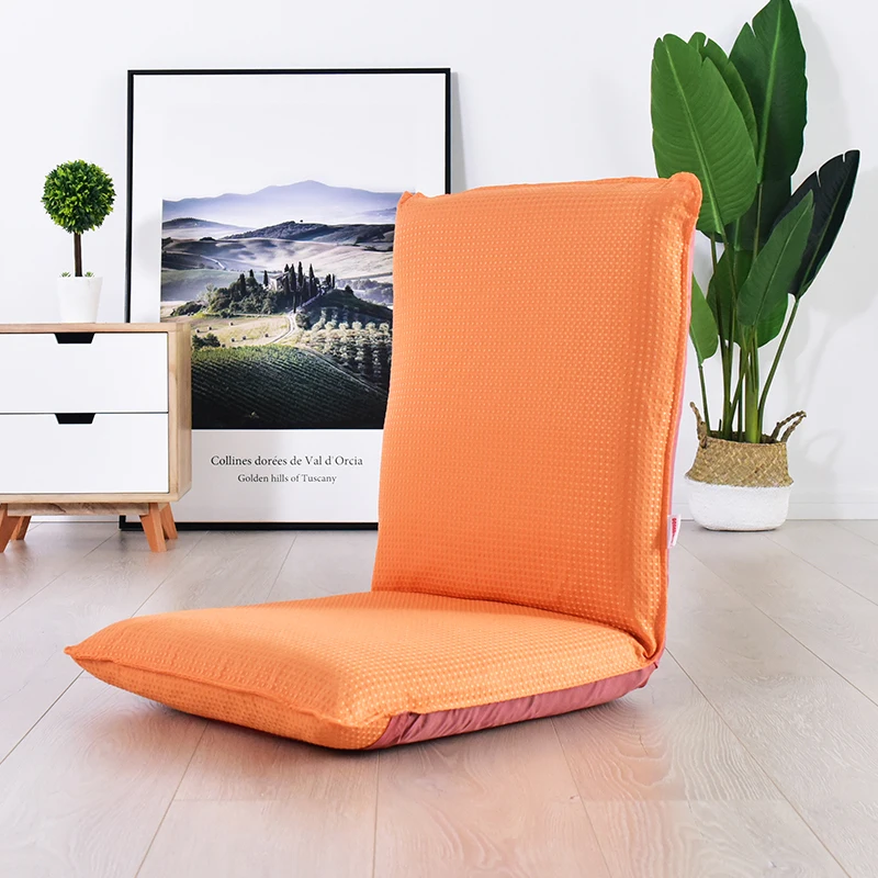  Folding Floor Chair Gaming Couch 6-Position Adjustment Lazy Lounge Little Sofa Backrest Chairs Sing