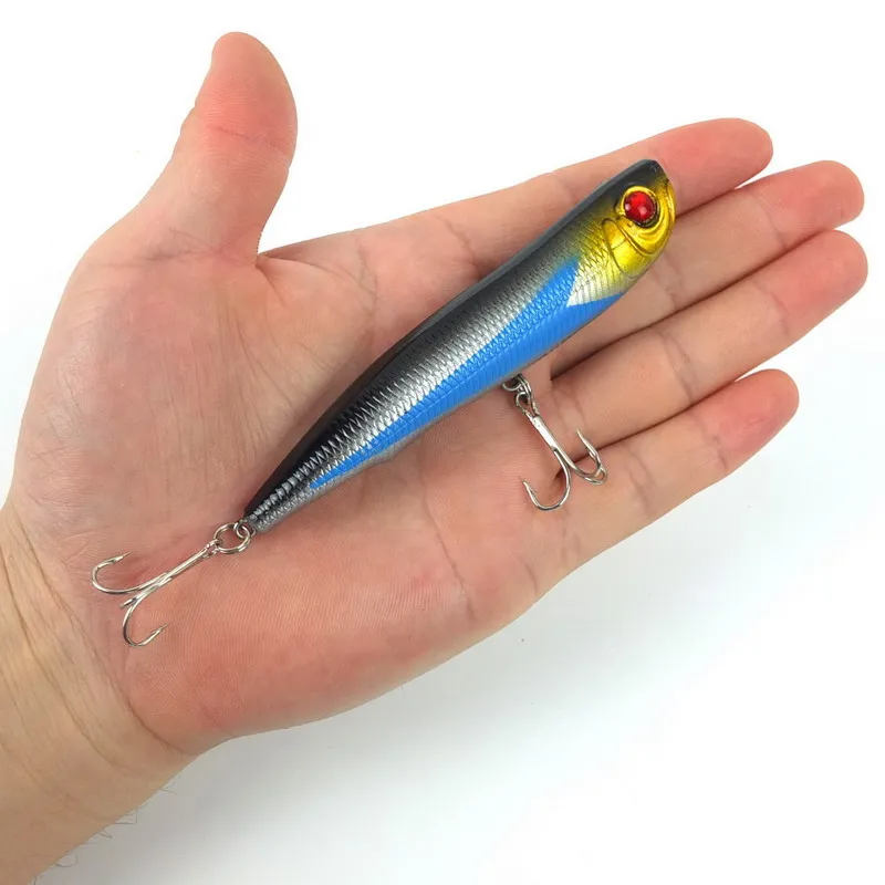 1PCS  10.5cm 15.7g Popper Fishing Lures Topwater Pencil Lures For Fishing Poppers Top Water Isca Artificial Bait Wobbler