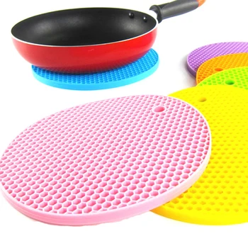 

Premium Silicone Mats/Hot Pads Non-slip Insulation Durable Pot Holders Spoon Rest Coasters Heat Resistant Table Mat Kitchen