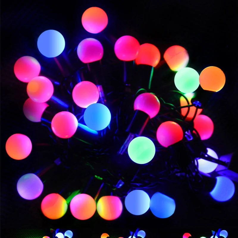 

SVELTA 10M 72 LED Garland Christmas Ball Fairy String Lights Gerlyanda For Decor Holiday Xmas Wedding Party Luces Led Decoracion