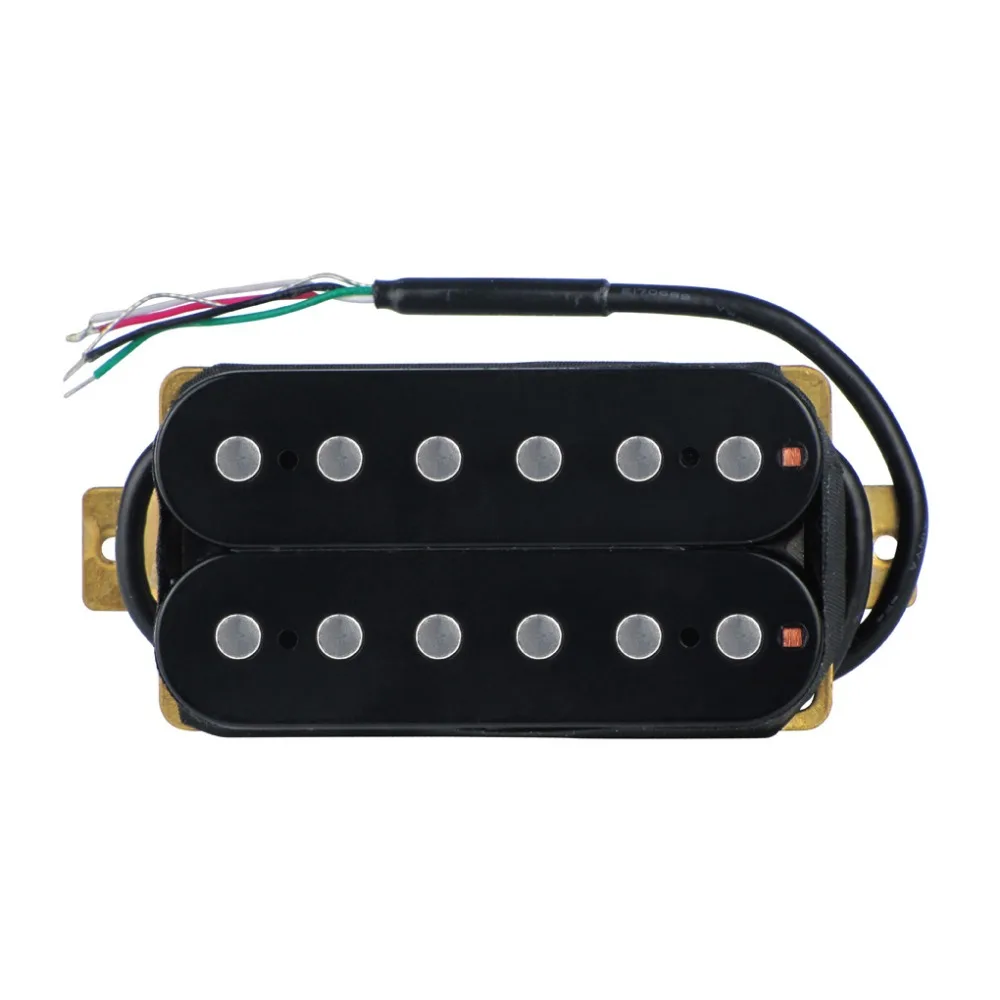 FLEOR Ceramic Double Coil Humbucker Guitar Neck Pickup 50mm Pole