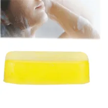 90 г лимонное эфирное масло ручной работы мыло Отбеливающее увлажняющее глубокое очищение питательное масло-контроль