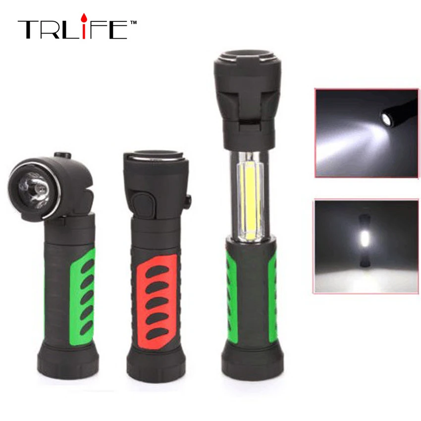 

Fashion 2 in1 10W COB LED Stretchable Flashlight Torch Working Lamp Camping Light with Strong Magnet