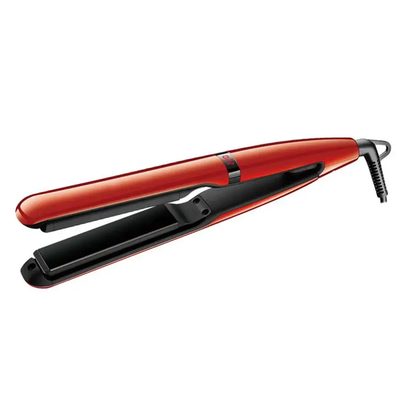 Smart Выпрямитель Flat Iron профессиональные салонные для волос бигуди запатентованная Титан плавающая пластина для волос салон - Цвет: Red