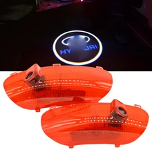 2x Car LED Door Welcome Logo Laser Projector Ghost Shadow Light For hyundai Sonata 8 2010-2014 Parking Led Step Courtesy Light