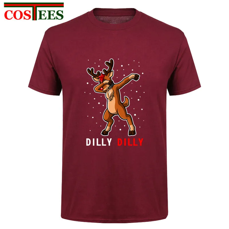 Футболка Philly Dilly Мужская забавная футболка с оленем принтом животных из