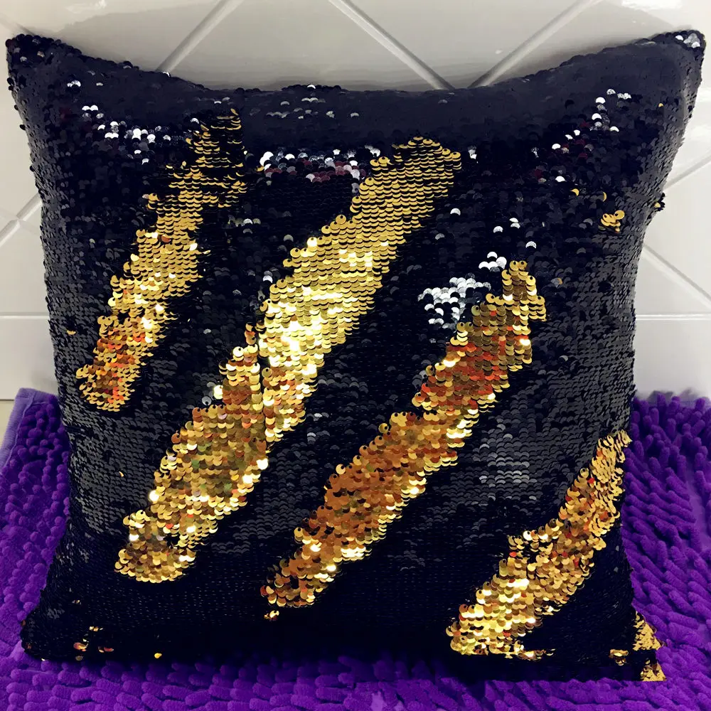 Fashion Mermaid Pillow Sequin Pillow Cover Throw Pillow Magical Color Changeable