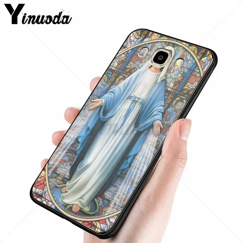 Мягкий силиконовый чехол для телефона Yinuoda Bless Virgin Mary Christian Samsung Galaxy j6plus j7 prime j8 j2