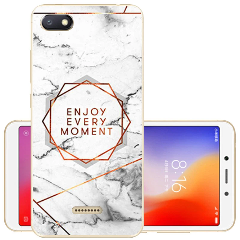 For Xiaomi Redmi 6A Case Redmi 6A Case Soft Silicone Back Cover Phone Case For Xiaomi Redmi 6A Redmi 6 A Redmi6A Redmi6 Fundas - Цвет: 16