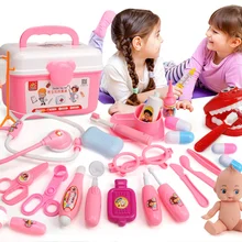21-31 шт./компл. Детский Набор доктора детские игрушки набор ролевых игр портативный чемодан медицинский комплект Дети ролевые Косплей игрушка «Доктор»