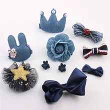 10 шт. дети для маленьких девочек милый сладкий мультфильм с животными мотивами комплект заколок для волос очаровательный головной убор волос стиль аксессуары#0314 BB