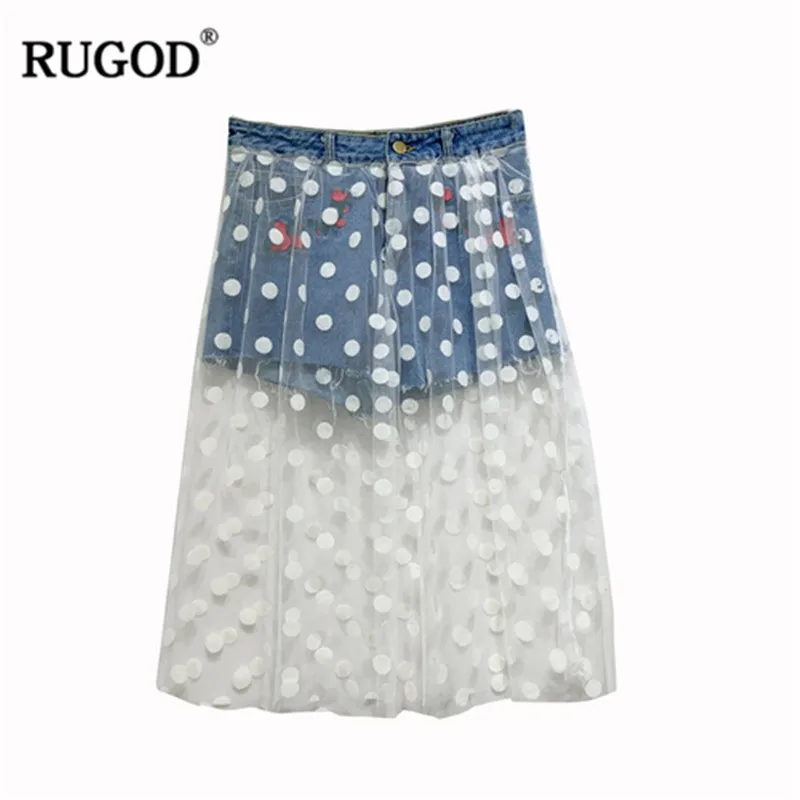 RUGOD 2019 лоскутное для женщин брюки для девочек с сеткой harajuku стиль modis femme короткие элегантные летние уличная мода