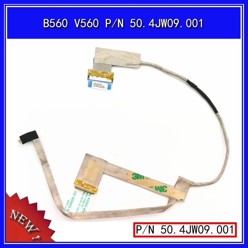 

New Original LCD LED Video Flex Cable For Lenovo B560 V560 P/N 50.4JW09.001 Replacement Repair Laptop Screen Display Cable
