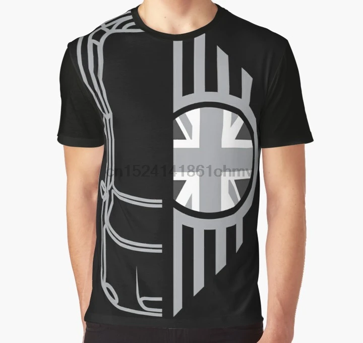 

All Over Print 3D Tshirt Men Funny T Shirt MINI COOPER Full Print Big print Graphic T-Shirt