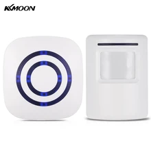 Беспроводной PIR датчик движения дверной звонок 38 колокольчиков Регулировка громкости длинный Диапазон передачи дверной Звонок