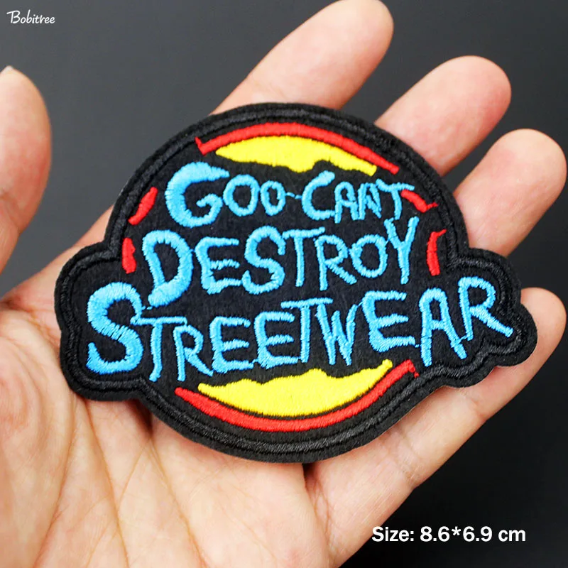 

2019 Fashion Amazing Patch Iron on Creative Badge for Jacket Jean DIY Decorative Appliques Stickers Cloth Parche